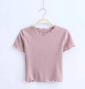 T-shirts décontractés pour femmes, coupe ajustée, en tissu Oxford 100 % coton, respirants, anti-plis, séchage rapide, manches courtes - Product Image 3