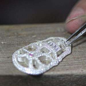 Broche de Calavera Esqueleto Personalizado de Plata de Ley 925 con Moissanita VVS Iced Out para Hombre y Mujer, Regalo para Fiesta, Joyería Fina Hiphop - Product Image 2