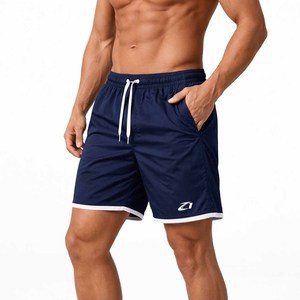 Shorts de bain à séchage rapide pour hommes, légers, respirants, en polyester, avec cordon de serrage à la taille, fabricant de marques privées - Product Image 5
