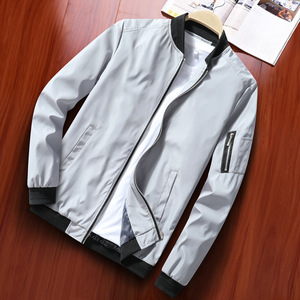 Best Quality <b>Men's</b> Windproof Solid Color Outdoor <b>Jacket</b> Bomberjacke Comfortable <b>Men</b> Bomber <b>Jacket</b> - Product Image 3