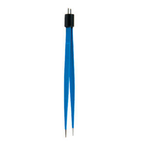 Pinces bipolaires chirurgicales bleues réutilisables 16 cm pour salle d'opération, certifiées CE, classe I, instrument manuel - Product Image 4