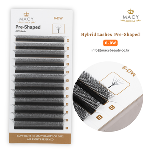 Pestañas Híbridas Preformadas 6-DW DIY Lash MACY BEAUTY KOREA Extensiones de Pestañas Premium al por Mayor Pestañas Personalizadas Marca Privada - Product Image 5