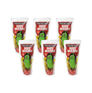 Cornichons Hot Mama Van Holten's 140g, directement de l'usine, provenant d'un fabricant américain, certifiés HACCP et conformes aux normes de sécurité alimentaire. - Product Image 1