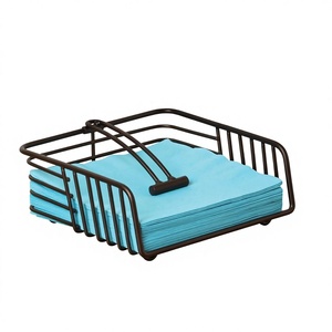 Trending Gold Plated American Style Napkin Stand Durable Cloth Napkin <b>Holder</b> with Modern Design for Wedding Uses Case <b>Tissue</b> Box - Product Image 6