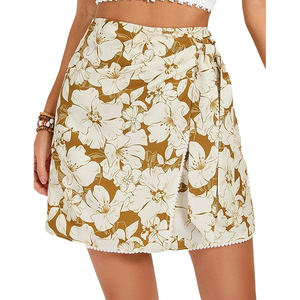 Jupe de plage hawaïenne pour femme, jupe florale tropicale Aloha, jupe d'été légère, mode insulaire - Product Image 4