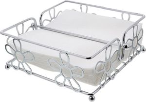 Porta servilletas de acero inoxidable de primera calidad con un brillo metálico impecable que realza la sensación de limpieza y orden en cualquier área de comedor. - Product Image 6