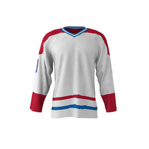Ensemble d'uniformes de hockey sur glace unisexe de haute qualité personnalisables avec logo personnalisé, étiquettes, impression par sublimation, broderie - Product Image 6