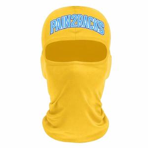 Pain2Racks Masque facial jaune en polyester respirant unisexe pour le sport et l'extérieur, taille unique - Product Image 1