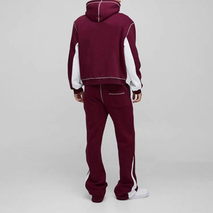 Conjunto Deportivo de Sudadera con Capucha y Pantalones Deportivos para Hombre, Estampado, 100% Algodón, Nueva Llegada 2026 - Product Image 4