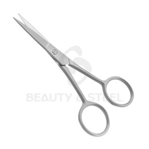 Professional Straight Cuticle Scissors with Needle-Sharp Tips and <b>Sandblasted</b> Matte Finish for Precision Care - Product Image 5