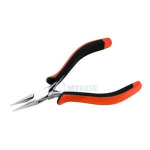 Pince à bec plat de qualité professionnelle 120MM, outils de fabrication de bijoux, acier inoxydable, pliage de fil pour perles, vente en gros, commandes OEM INTENSE - Product Image 6
