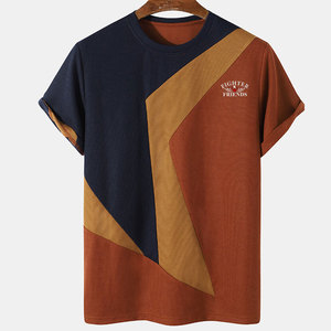 Camiseta de algodón 100% para hombre, precio económico, venta al por mayor, logotipo personalizado impreso, corte holgado, para venta en línea - Product Image 1