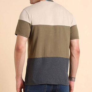 T-shirt pour homme en coton 100% de haute qualité, très vendu, avec poche sur un côté, impression de logo personnalisée - Product Image 5