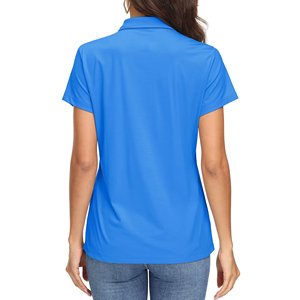 Chemises polo coupe classique pour femmes, manches courtes, respirantes, unies, personnalisables avec logo, chemises polo de golf pour femmes - Product Image 6