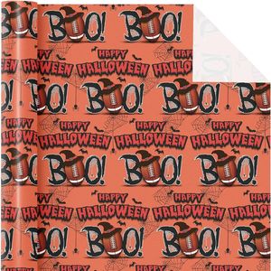 Buon Halloween con il Calcio: Carta da Regalo Mini Rotolo 17 Pollici X 16,5 Piedi per Feste a Tema - Product Image 3