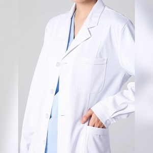 Blouse médicale Made Men grande taille légère, uniforme d'hôpital avec tissu de sécurité anti-aiguilles pour médecins - Product Image 4