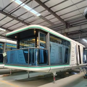 Praktische Mobiele Ruimtetoerisme Container Commerciële Ruimte Luchtschip Pod Handige Schilderachtige Strandvilla Met Activiteitenruimte - Product Image 5