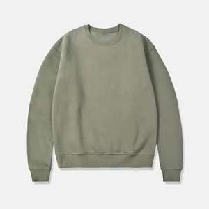 Distressed Knit Sweater Men Standard Thickness Cotton Crew Neck <b>Pullover</b> Ripped Effect Streetwear <b>Jumper</b> Front Customizable - Product Image 2