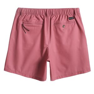 Pantalones cortos deportivos elegantes para hombre, color rosa liso, diseño moderno con comodidad, pantalones cortos deportivos de verano para hombre, material fresco y transpirable - Product Image 2