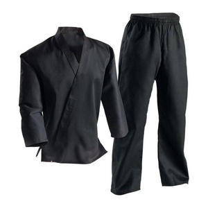 Uniforme de Taekwondo Dobok para Entrenamiento, Logotipo Frontal Personalizable, Kimono de Artes Marciales Superligero, Poliéster/Algodón, Secado Rápido, Duradero - Product Image 1