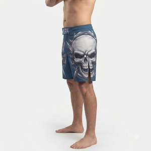 High Quality Quick Dry Breathable MMA Shorts for Boxing & Jiu Jitsu Custom Design <b>Plain</b> Dyed Casual - Product Image 4
