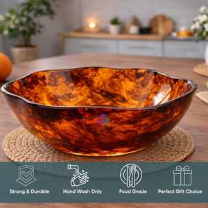 Kitchen & Tabletop Resin Salad Bowl New Design Serving Resin Bowl Handmade Home & Garden <b>Dinnerware</b> Bowls Customization - Product Image 3