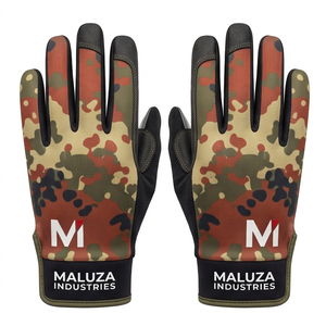 MALUZA INDUSTRIES High Quality Breathable for Mechanics <b>Gloves</b> Durable Microfiber Palm Touchscreen Automotive Repair - Product Image 1