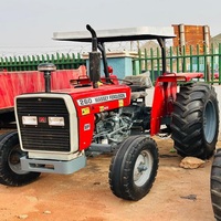 Tractor de Ruedas Massey Ferguson 260 4WD de 65HP de Alta Calidad a Precio Económico con Motor para Diversos Terrenos, Sistemas de Cultivo y Bomba