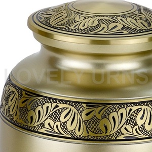 Classic Laurel White American Style Extra <b>Large</b> Cremation <b>Urn</b> Traditional Engraved Band 200 Cubic Inch Capacity for Adult - Product Image 3