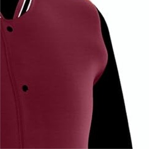 Veste universitaire pour homme en cuir de haute qualité avec manches et patchs personnalisés, broderie chenille - Product Image 3