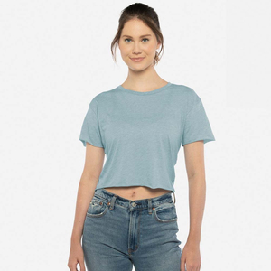 Camisetas Cortas de Secado Rápido para Mujer, 100% Algodón, Ligeras, Lisas, Transpirables, con Logotipo Personalizado y Patrón de Personajes en 3D - Product Image 5