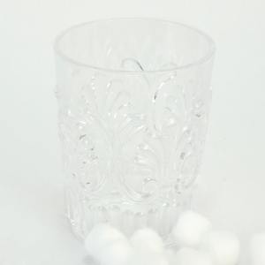 [Holar] Vasos de Acrílico Plástico de 12 Onzas Hechos en Taiwán con Diseño de Cuatro Flores para Baño y Hogar - Product Image 4