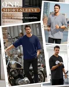 เสื้อยืดโอเวอร์ไซส์ผ้าฝ้ายแท้ 100% น้ำหนัก 220 กรัม พิมพ์ลายตามสั่งที่ไหล่ สไตล์ฮิปฮอป ไซส์ใหญ่พิเศษ ผ้าฝ้ายแท้ 100% ทรงบ็อกซี่ สำหรับผู้ชาย - Product Image 6