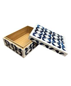 Elegant Handmade Bone Inlay Chest Decorative Jewelry Storage Box Premium Gift <b>Bin</b> for Weddings Festivals and Retail - Product Image 5