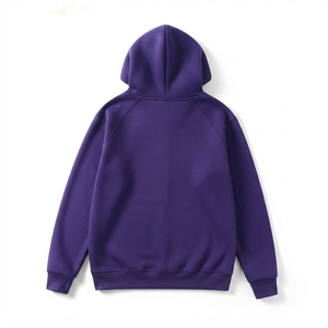 Sweat à capuche pour homme, décontracté, manches longues, 100% coton molletonné, 500 GSM, coupe classique, vêtements d'hiver pour la rue - Product Image 2