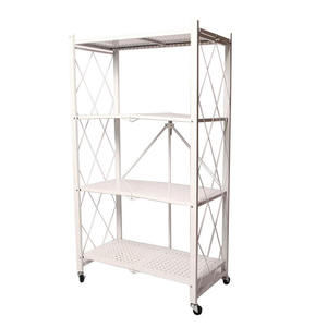 Exhibidor de Metal para Piso, Diseño Moderno, Lavable y Personalizable, Acabado Negro y Azul Cielo, Decoración para Sala de Estar, Hecho a Mano en India - Product Image 1