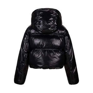 New Latest Fashion Casual Streetwear Customized High <b>Cropped</b> <b>Puffer</b> <b>Jacket</b> Women Clothing Breathable Winter 100% Polyester - Product Image 2