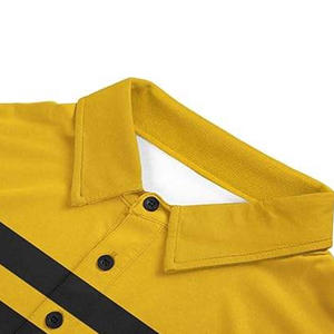 Camisas Casuales Estampadas OEM con Patrón a Cuadros, Manga Corta, Transpirables, de Polialgodón, Personalizables, con Cuello con Ribete - Product Image 3