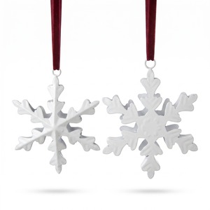 Handmade Metal Christmas Hanging Ornament With Glitter Finish For Holiday <b>Tree</b> Decoration Seasonal Display And Christmas Gifts - Product Image 2