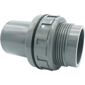 ปลั๊กไฟแบบผ่านผนัง PVC ชนิดตรง รุ่น Kansaikako Simple Piping Layout ขนาด 30A พร้อมน็อต ไม่มีปะเก็น ผลิตในญี่ปุ่น - Product Image 1