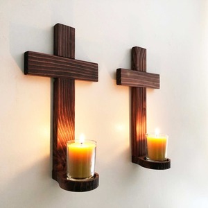 Croix en bois naturel à bas prix, faite à la main, pour décoration murale et salle de prière par M/S SHAAD HANDICRAFTS - Product Image 5