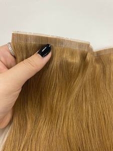 Vietnamien BIGGHAIR droite Double dessiné Extensions de cheveux humains longue longueur dentelle toupet Base suisse en gros extensions de ruban adhésif - Product Image 5