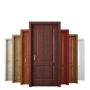 Puerta Compuesta de Madera Sólida Natural con Chapa de PVC, Puerta de Madera Compuesta Personalizada para Proyectos de Construcción de Viviendas, Puertas de Entrada Interiores - Product Image 1