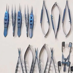 Juego de 27 piezas de instrumentos quirúrgicos oftálmicos de acero inoxidable alemán de alta calidad para cirugía manual de cataratas, kit de instrumentos quirúrgicos para ojos, CE 2024 - Product Image 3