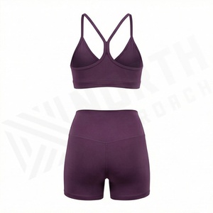 Conjunto de Ropa Deportiva para Mujer, Pantalones de Yoga de Cintura Alta sin Costuras, Top de Manga Larga, Tallas Grandes, Bordado, Trajes de Verano - Product Image 2