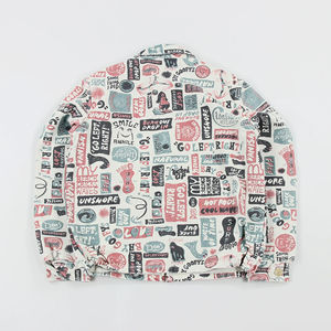 เสื้อแจ็คเก็ตซาฟารีแบบลำลองสำหรับทุกเพศ ผ้าแคนวาสพิมพ์ลาย กันลม กันน้ำ อุ่นสบาย ซักได้ โลโก้ด้านหน้า แบบสองด้าน - Product Image 6