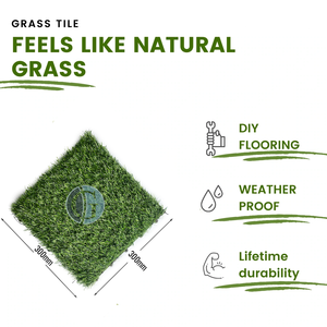 Dalles de terrasse contemporaines en bois d'acacia antidérapantes à emboîtement - Product Image 3