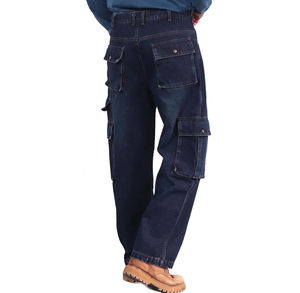 Jeans Ignífugos para Hombre, NFPA70E, 100% Algodón Denim, Ropa de Trabajo, ATPV 14cal/cm, Resistentes a las Llamas y al Arco Eléctrico - Product Image 3