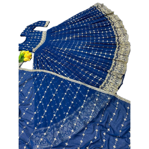 Vestido Anarkali de Diseñador y Dupatta, Elegantes Vestidos de Noche para Fiestas - Product Image 1