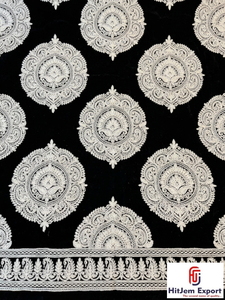 Tela de Algodón y Lino Premium Ligera, Dobby Blackout 100GSM, Bordada, para Ropa y Bolsos, Proveedor Europeo de Moda - Product Image 4